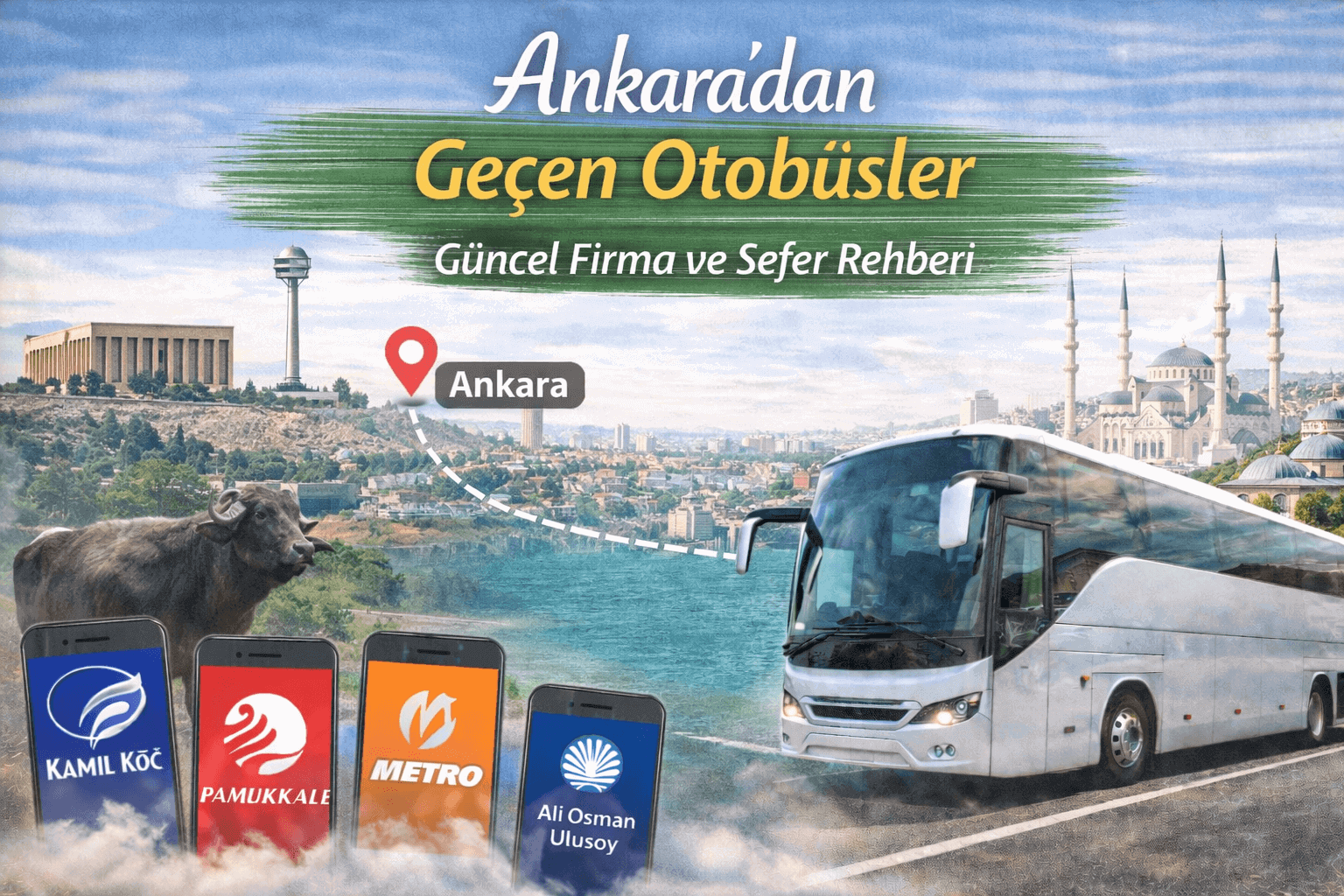 Ankara’dan Geçen Otobüsler Güncel Firma ve Sefer Rehberi