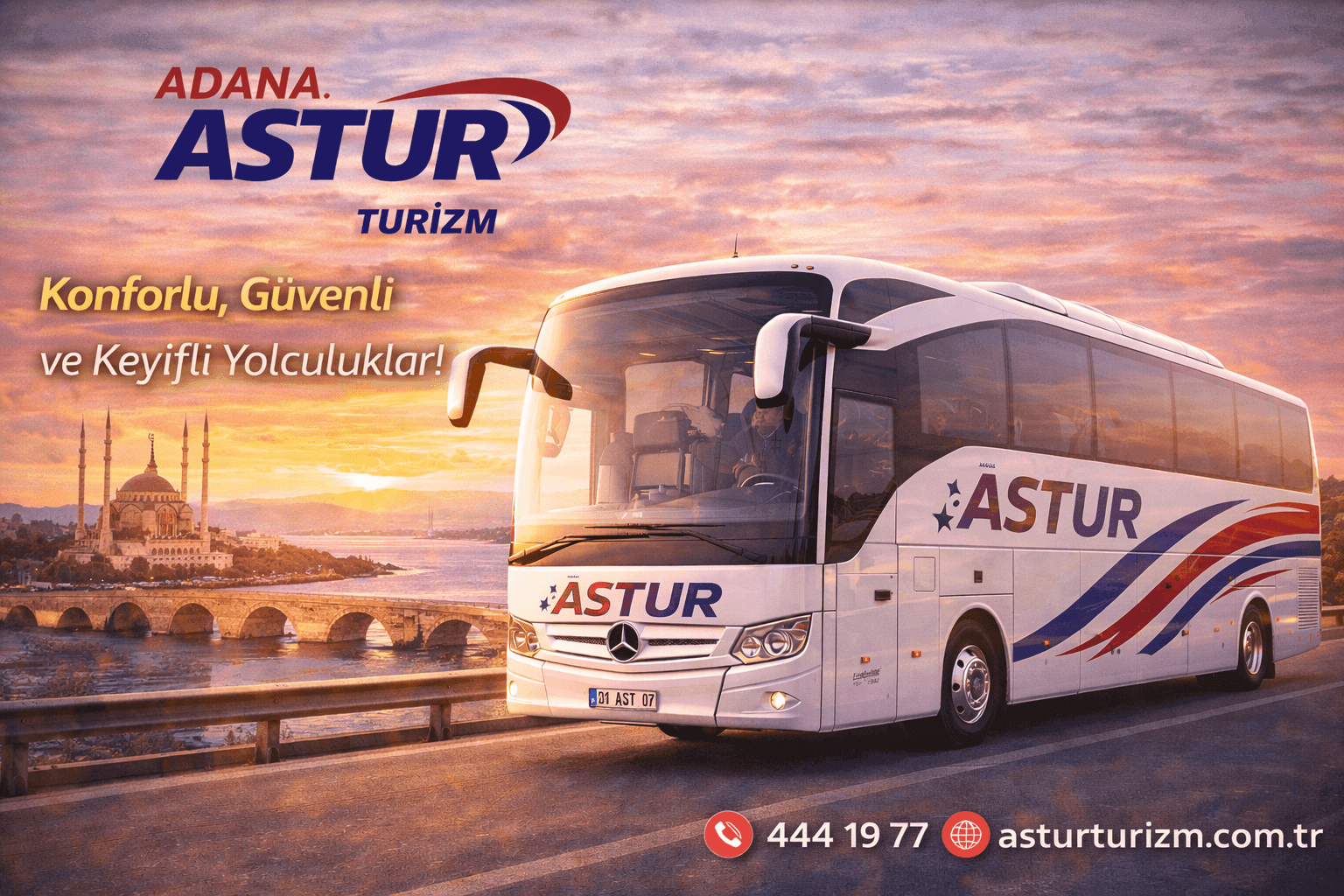Adana Astur Turizm | İletişim, Sefer ve Güzergâh Rehberi