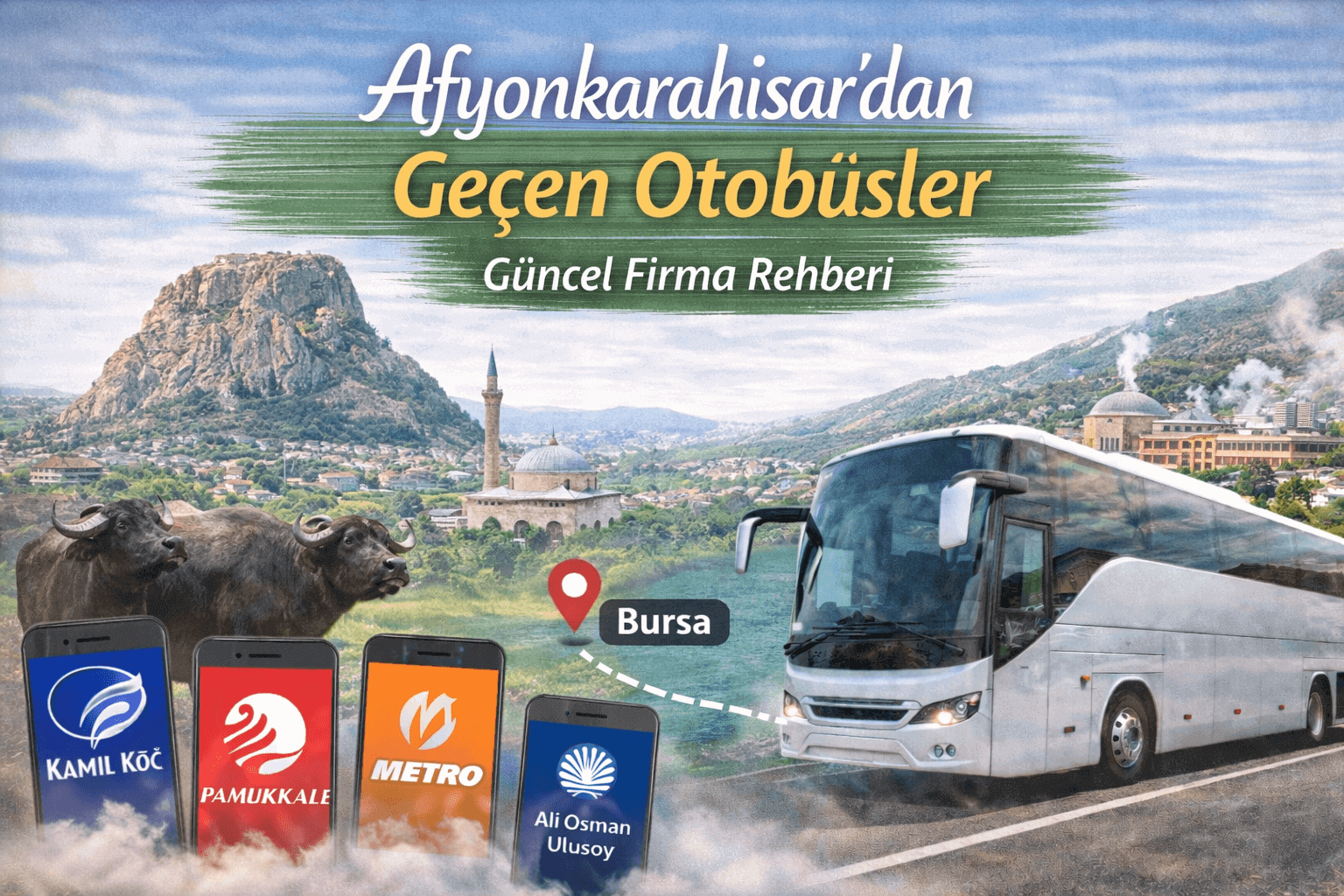 Afyonkarahisar’dan Geçen Otobüsler Güncel Firma Rehberi