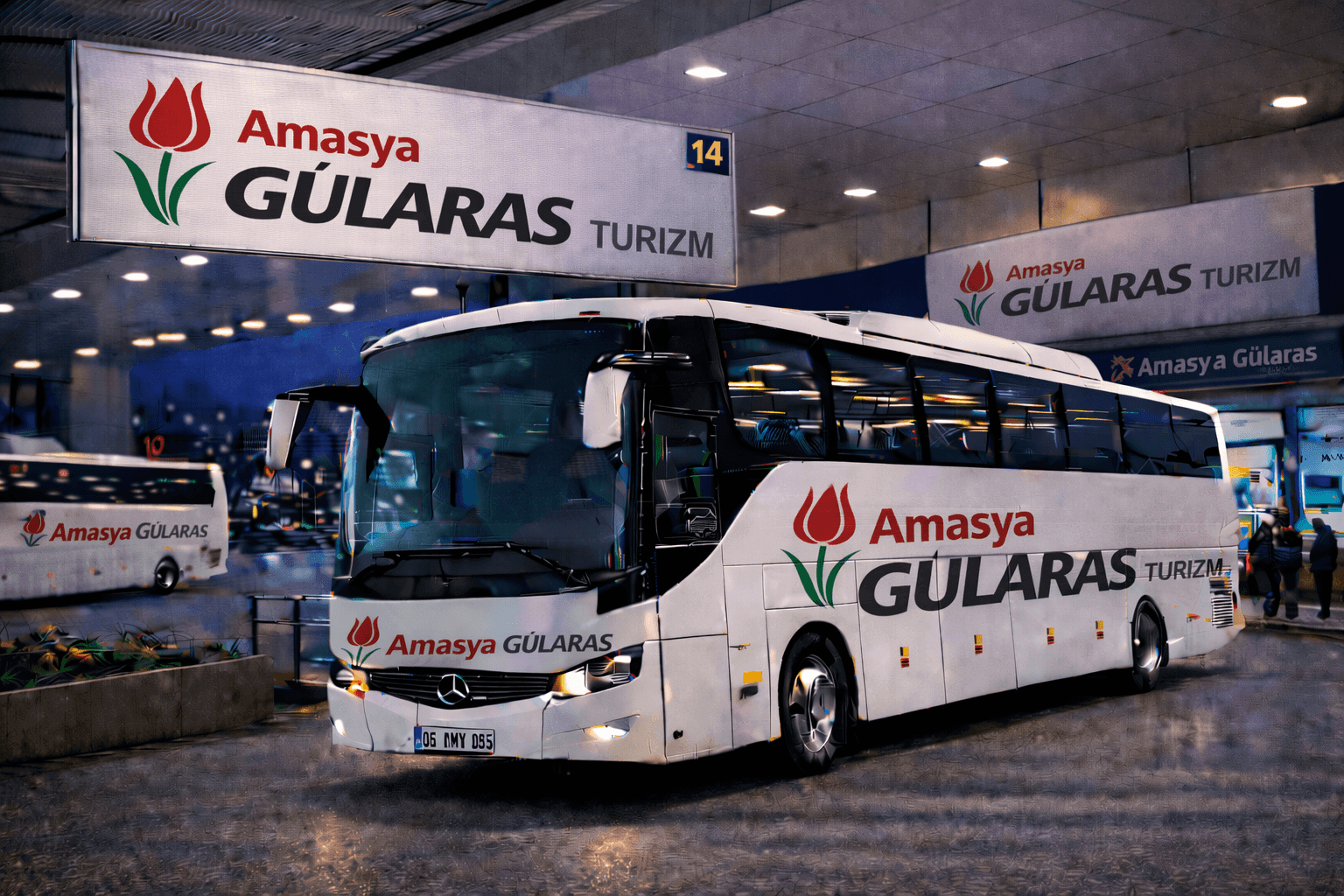 Amasya Gülaras Turizm | Sefer, Güzergâhlar ve İletişim Rehberi