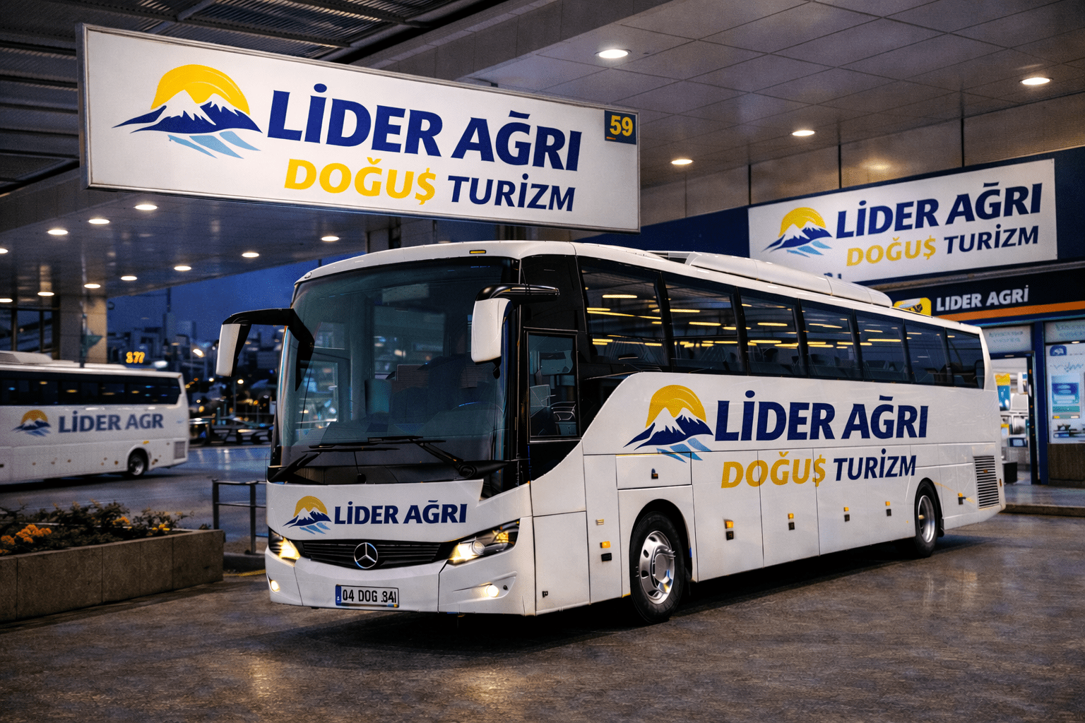 Lider Ağrı Doğuş Turizm | Sefer, Güzergâhlar ve İletişim Rehberi