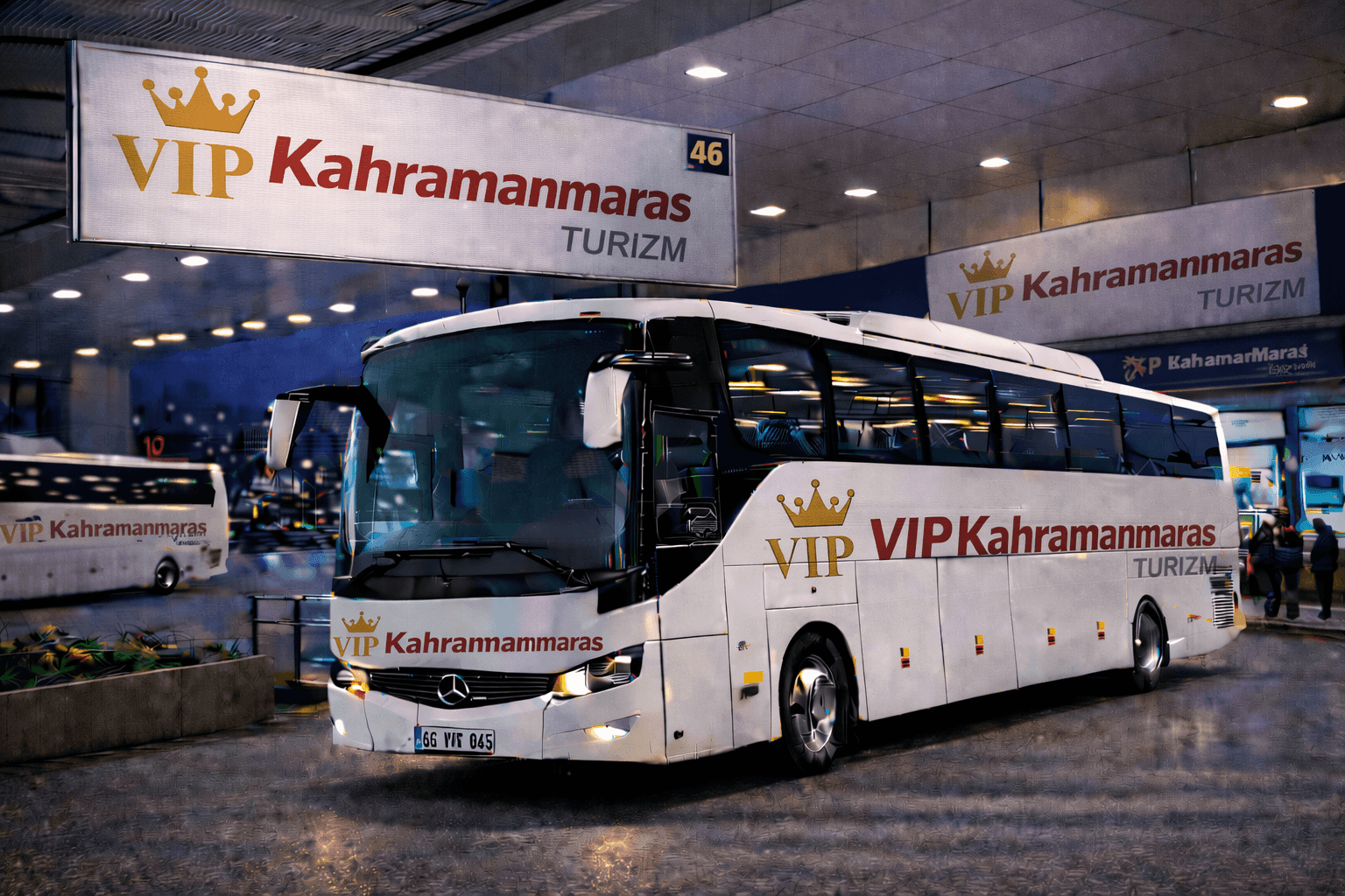 VIP Kahramanmaraş Turizm: Bilet, Seferler ve İletişim