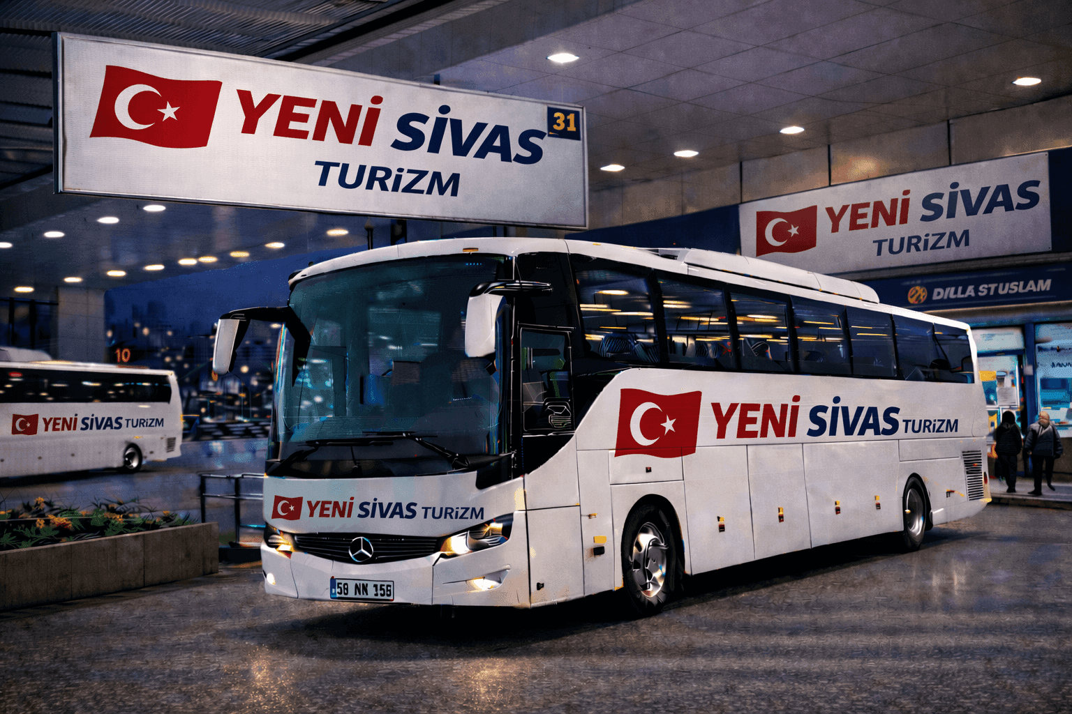 Yeni Sivas Turizm | Sefer Bilgileri, Güzergâhlar ve İletişim Rehberi