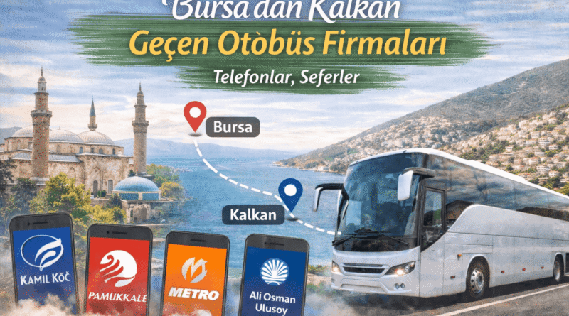 Bursa’dan Kalkan ve Geçen Otobüs Firmaları | Telefonlar, Seferler